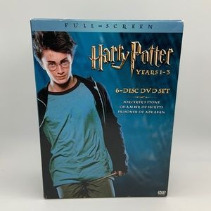 Harry Potter Sorcerer's Stone Chamber of Secrets Azkaban 6-Disc DVD Set
